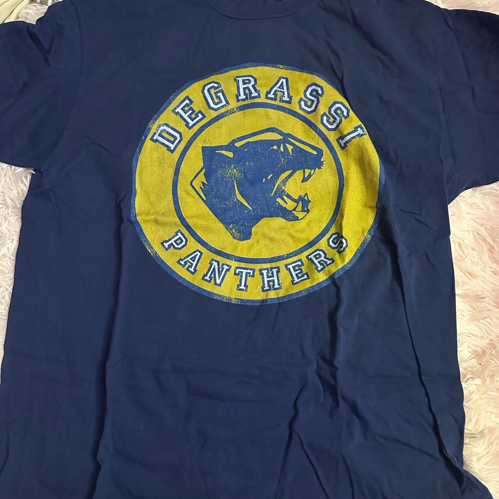 💕 Degrassi Panthers Navy Blue T-Shirt